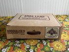 Vintage 70 s Faux Wood   Cane Plastic Swag Lamp