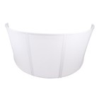 Prox Xf-lunawh Luna Curved 5 Panel White Dj Facade Booth black White Scrims bag
