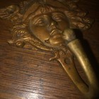 Bronzed Brass Mythological Wall Hook