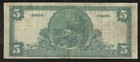 1902  5 San Francisco  Ca National Bank Note California Currency  I25592