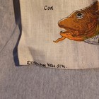 Vintage Fallani   Cohn All Linen Tea Towel Marine Fishes Rosemary Newson