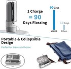 Jimok S2 Water Dental Flosser Cordless Teeth Portable Oral Irrigator Black