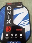 New Onix 15 5  Wide Body Pickleball Paddle Z5 Graphite Black blue 4  Grip