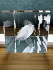 Msc Seaside Cruise Ship Optic Glass Crystal 3d Cube 2x2x3 