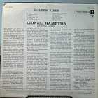 Lionel Hampton Golden Vibes Lp Vinyl Jazz Columbia Cl 1304 High-fidelity