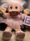 Vtg Russ Berrie 11    Ballerina Troll Plush Doll Original Tag