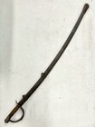 Original Civil War Model 1860 Cavalry Saber   Scabbard Dated 1862 Mansfield Lamb