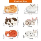 6x Cute Cat Hair Clips For Women Funny Hairpin Straight Curly Hair Family Friend