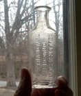 Taylorville ill Keller   Seaton Druggists Early 1900 Pharmacy Medicine Bottle