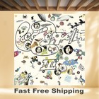 Led Zeppelin Iii 4 x4  Banner Album Cover Art Fabric Poster Flag Tapestry