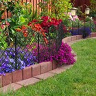 10 Pack Garden Fence Underground Animal Barrier Border Yard Fence Panel Decor