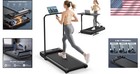 Compact Folding Treadmill With Handle Bar