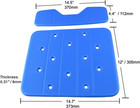 Shower Chair Seat Cushion Mat Bath Stool Bench Pad Waterproof Cushion