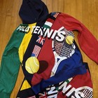 Polo Ralph Lauren Flags Tennis Colorblock Sweatshirt And Shorts Set L