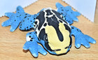 Vintage 1990 Determined Productions Applause Plush Dart Frog Stuffed Animal  