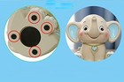 Choold Cartoon Elephant Piggy Bank Coin Bank Money Saving Bank Money Box