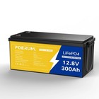 12v 300ah Lifepo4 Lithium Battery With 300a Bms For Rv  Solar  Marine off-grid