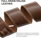 Adjustable Guitar Strap Embossed Leather Acoustic Electric Bass Guitar Strap Usa