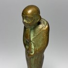 Vintage Antique Brass Bronze Egyptian God Ptah Figurine Statue Paperweight 3 5   