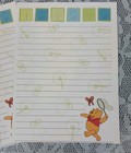 Disney Winnie The Pooh Stationary Writing Paper Butterfly Flowers 11 Sheets
