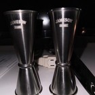 Jameson Orange Double Sided Jiggers  set Of 2  Free Ship Usa