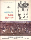 1964 Arizona Vs Iowa State Arizona Grid Review Football Program