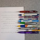 Pharmaceutical Drug Rep Pen Lot Of 10 Advertising Promo Metal   Plastic