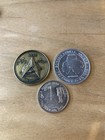 Nasa Vintage Medallion Lot  Columbia Sts-1 1981  Apollo 1969 Flown Metal