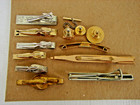Vintage Tie Clip Bar Pin Lot Swank Spiedel Usmc Marines