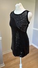 Black Sequins Dance Costumes Dress Adult Medium