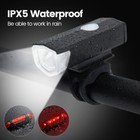 Usb Rechargeable Led Bicycle Headlight Cycling Head Light Bike Front Rear Lamp