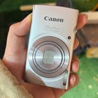 Canon Powershot Elph 180 Digital Camera 20mp 8x Optical Zoom Silver Auto Focus