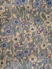 80s Vintage L  L  Bean Blue Floral A Line Skirt With Pockets