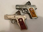 Lot Of 2 Vintage Hubley Champ Toy Cap Gun Pistols