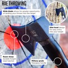 Camping Hatchet Axe With Sheath For Survival Bushcraft Wood Chopping Outdoor Use