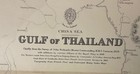 Admiralty Chart Map 2414 - Gulf Of Thailand 1881   1946     Bangkok