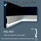 Baseboard Molding With Led Duct  White Baseboard  Bathroom Skirtingboard