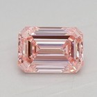 Solitaire Emerald Cut 1 Ct Lab Grown Diamond Pink Color Vvs1 Certified Loose