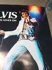 Elvis Presley The King Lives On Poster 1977 Vintage 28  X 20 