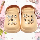 18pcs Shoe Charms Set Bling Flower Decorations For Crocs Clogs Fashion Diy