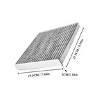 New Activated Carbon Air Filter 87139-yzz20 87139-yzz08 Fit For Toyota A c Cabin