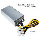 2000w Mining Power Supply Modular Psu For Eth btc Miner 110v  100 264v  Ac 2u
