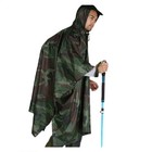 Tactical Rain Poncho - Durable Poncho Shelter - Waterproof Ripstop Hunt Camping