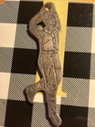 Coca-cola Baseball Player Bottle Opener From 1910-1920 Canton City Ohio