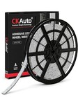 1 2oz  0 5oz  Adhesive Stick-on Wheel Weights  Gray  9 24 Lb Roll  300pcs Grey