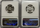 1776 - 2026 P D Jefferson Nickel 2 Coin Set 5c Ngc Ms 68 Fs First Day Dual Date