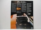 1977 Corvette Chevy  Gm Car Brochure Vintage Dealer Race Tire Oil Gas Wheels