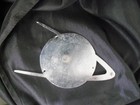 Vintage Dorsett Chrome Boat Emblem Silver Metal Mcm Nautical Badges Signs Rare