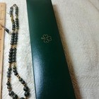 17 Inch Connemara Marble Celtic Vintage Irish Necklace J C Walsh Ireland   Case