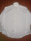 Vintage Mens Bill Blass 1980s Grey Tuxedoshirt 100  Poly Frenchcuff 16 1 2 34 35